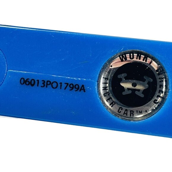 Wonky Wheels Finger Car Blue Push Toy 5" Long Race Roll Toy - Picture 7 of 8